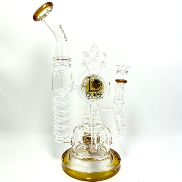 12.5" Lookah Glass Spiral Recycler Multi Percolator