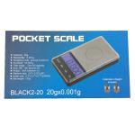 Pocket Scale 20G X 0.001G - BlackK2-20