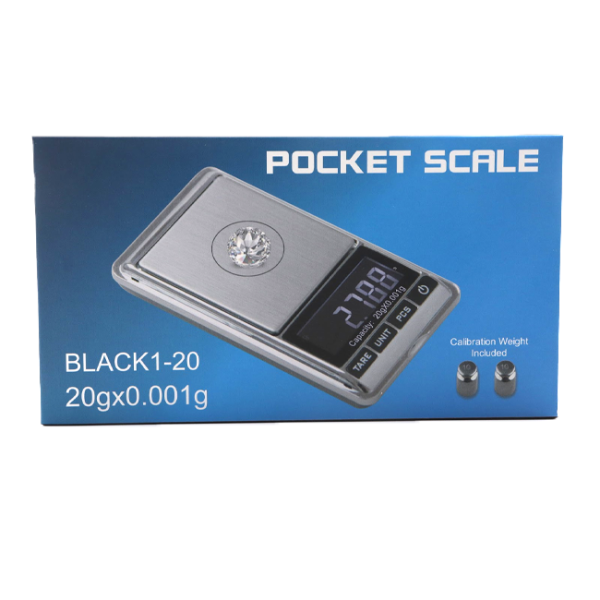 Pocket Scale 20G X 0.001G - Black1-20