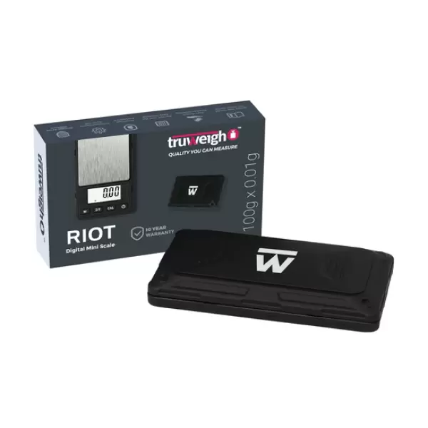 Truweigh Riot Scale 100G X 0.01G - Black