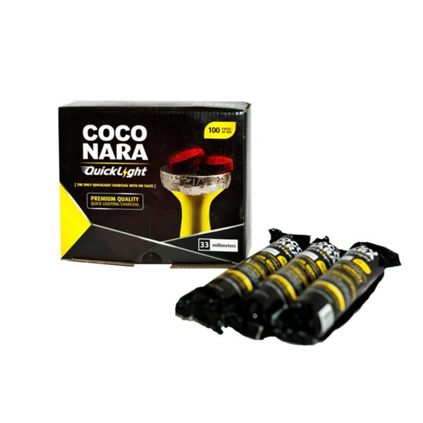 Coco Nara Quicklight Charcoal 33mm 100ct