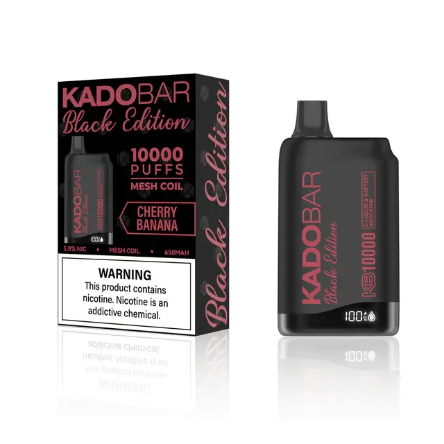 KadoBar 5% Black Edition 10000Puffs Disposable 5ct