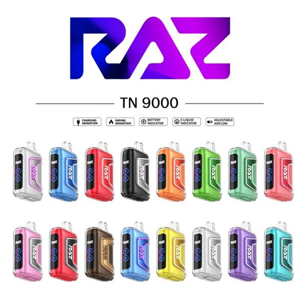 Raz 5% TN9000 Puffs Disposable 5ct